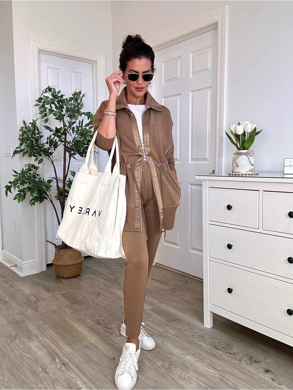 Brown Drawstring Joggers